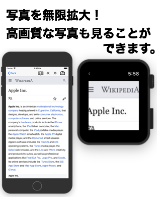 写真を無限拡大!高画質な写真も見ることができます。