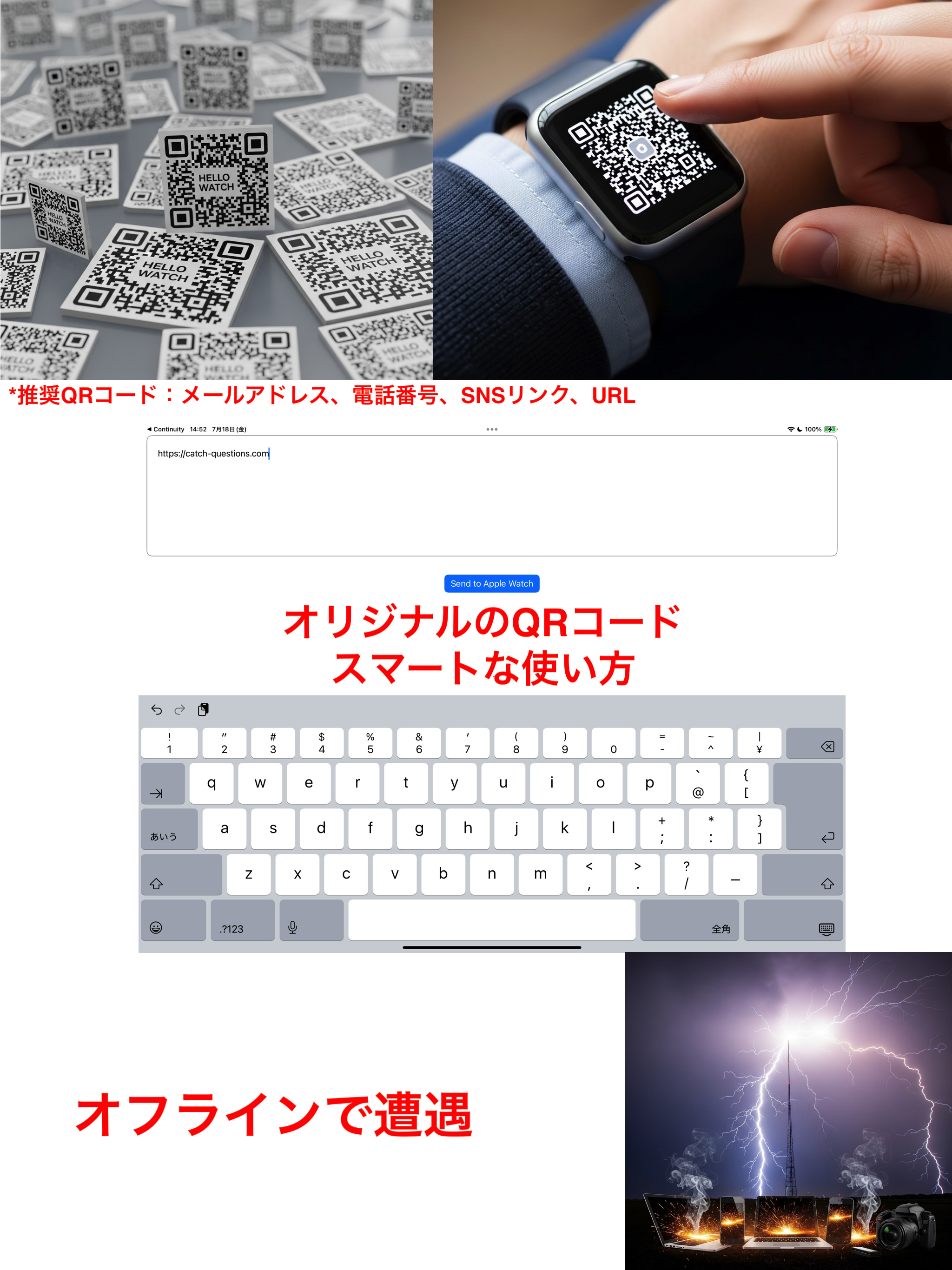 オリジナルのQRコード　スマートな使い方